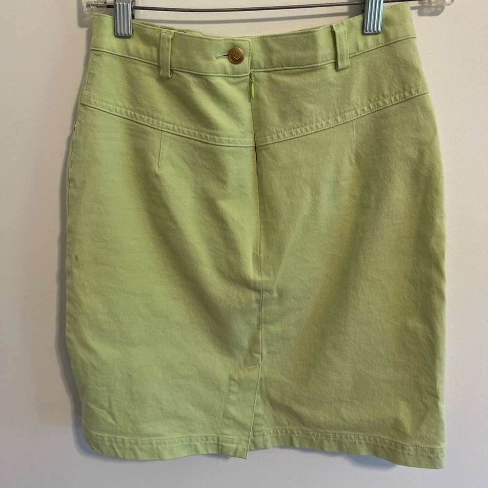 Escada Light Green Pencil Skirt